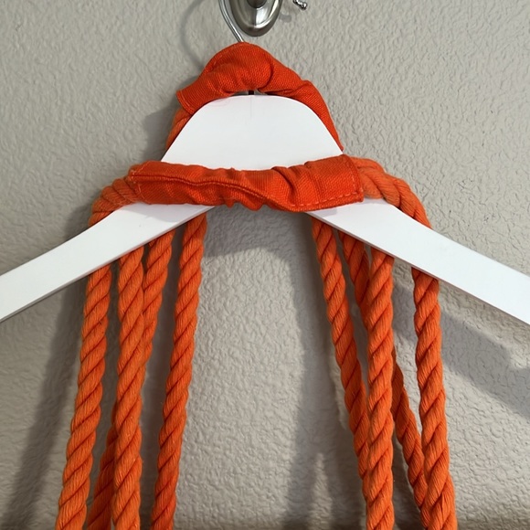 Escada Sunset Heat Straw Market Tote - Picture 9 of 17